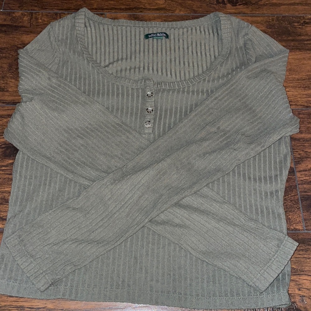 Green Long Sleeve top